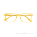 Unisex Fashion Retro Color Solid Acetate Frames Optical Eyeglasses